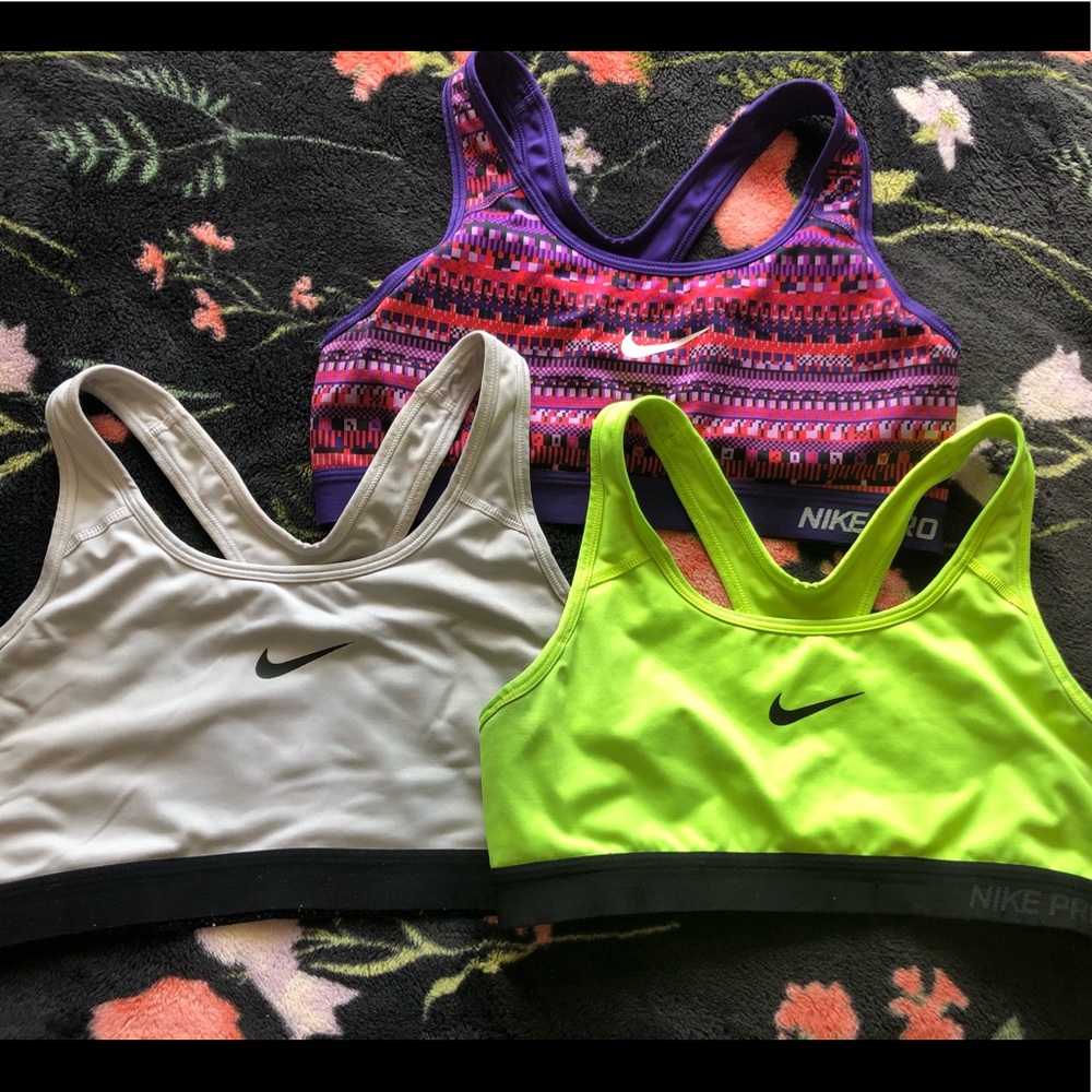✨🏃🏼‍♀️ 3 Nike Pro Sport Bras 🏃🏼‍♀️✨
